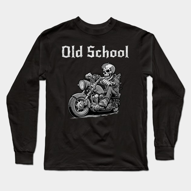 Old School Long Sleeve T-Shirt by pxdg